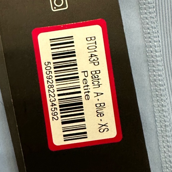 Bo and Tee Oh Polly Petite Revive Wrap V Waist Leggings in Blue - Picture 3 of 3